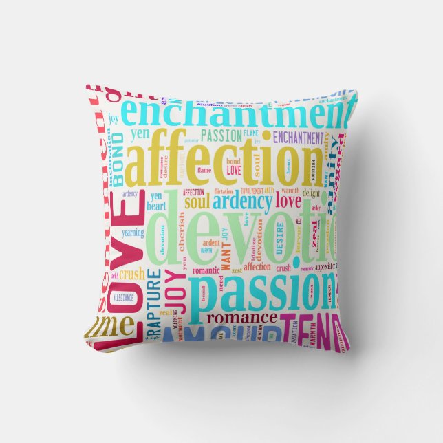 Words of Love #2 Cushion (Front)