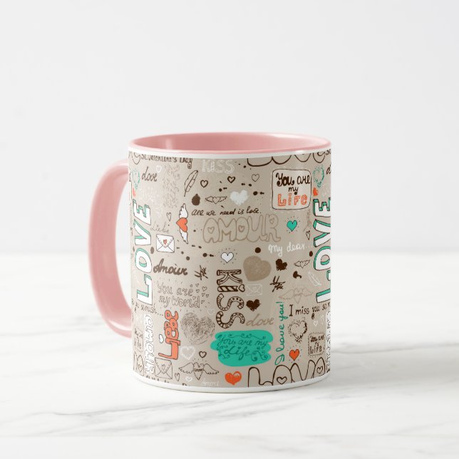Words of Love Mug (Front Left)