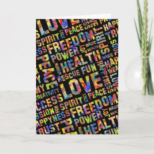 Words Of The Spirit Way / Positive Thinking 1 Card