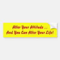 Words of Wisdom Bumper Sticker.