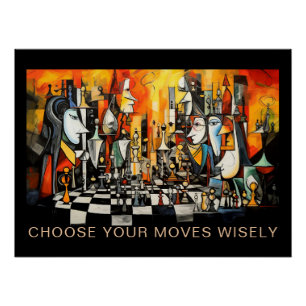 Words of Wisdom Chess  Poster