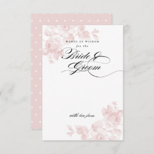 Words of wisdom for the bride Bridal Shower Invitation