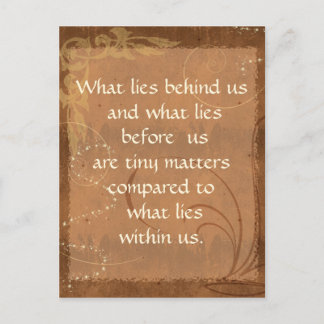 Words of Wisdom Postcard