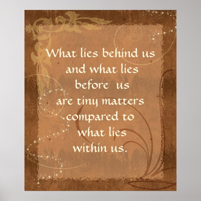 Words of Wisdom Poster (Front)