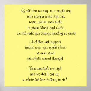 WORDS OF WISDOM poster