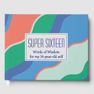 Words of Wisdom SUPER SIXTEEN 16 Guest Book