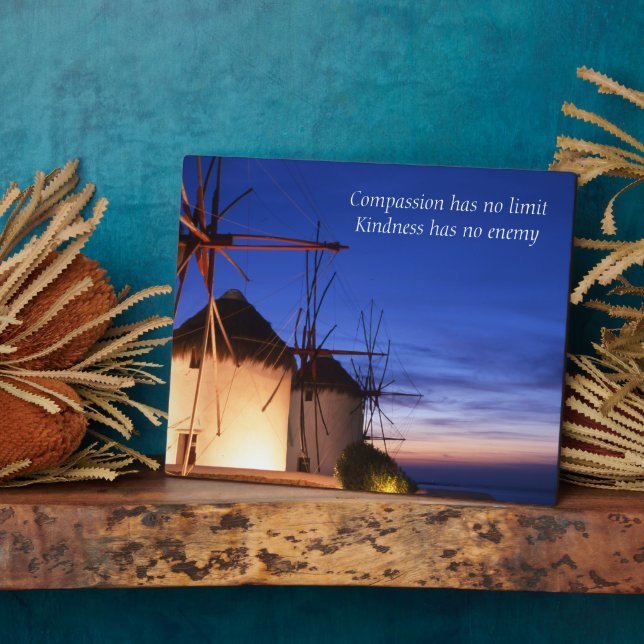 Words of wisdom Tabletop Plaque with Easel (Side)