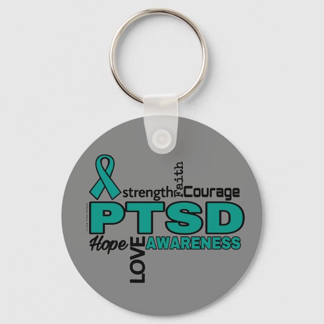 Words...PTSD Key Ring (Front)