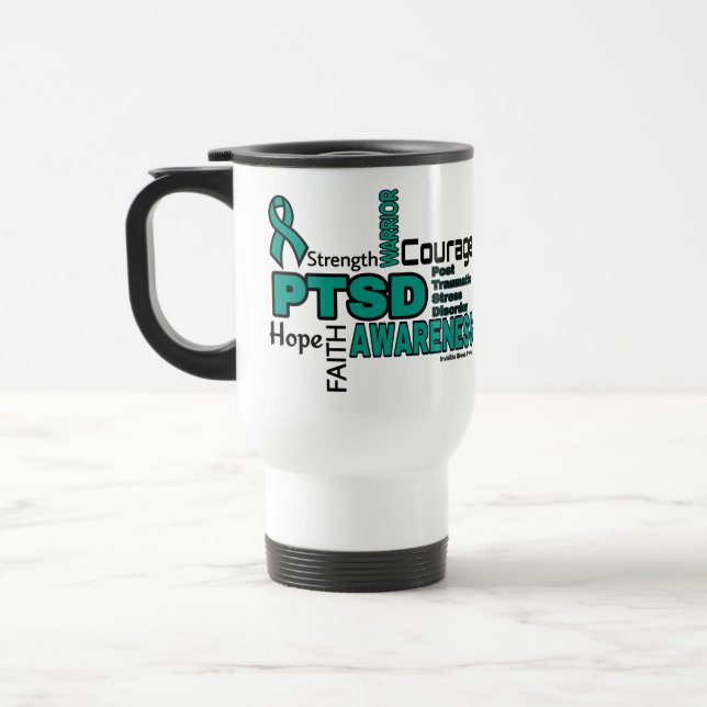Words...PTSD Travel Mug (Left)