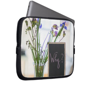 words sign laptop sleeve