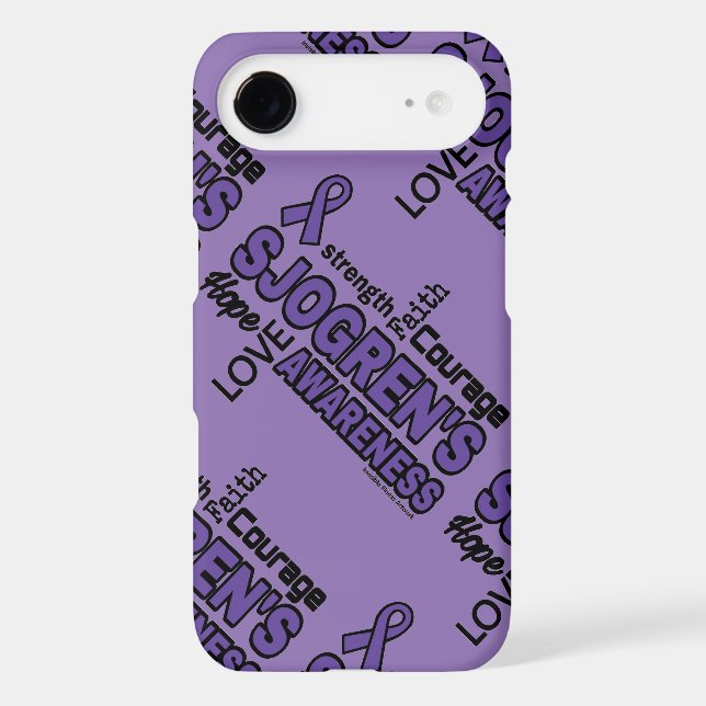 Words...Sjogren's Case-Mate iPhone Case (Back)