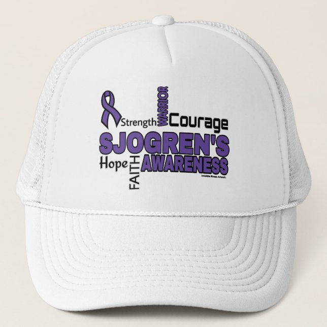 Words...Sjogren's Trucker Hat (Front)