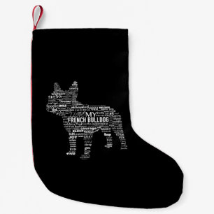 Words T Ways To Describe My French Bulldog Gift Small Christmas Stocking