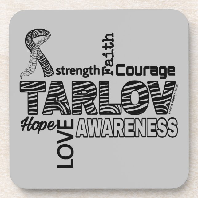 Words...Tarlov Cyst Coaster (Front)