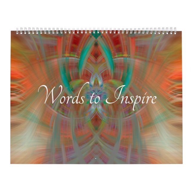 Words to Inspire Calendar (Cover)
