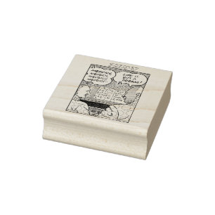 Words to live by from Zippy the Pinhead. Rubber Stamp