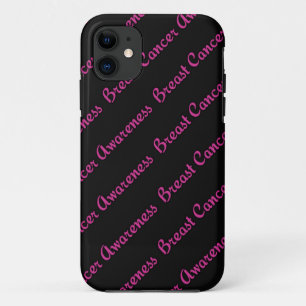 Words/Wallpaper...Breast Cancer Case-Mate iPhone Case