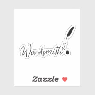 Wordsmith Vinyl Die Cut Sticker for Writers
