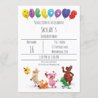 WordWorld Party Invite