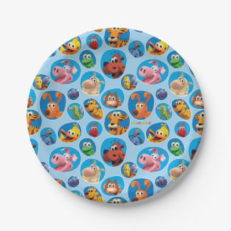 WordWorld Party Plate