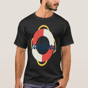 Work and life balance Favourite hobby surfing T-Shirt