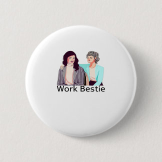 Work Beast Classic 6 Cm Round Badge