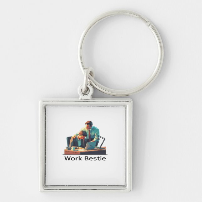 Work Best Classic Key Ring (Front)