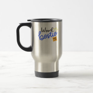Work Bestie - Blue Classic Travel Mug