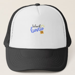 Work Bestie - Blue Classic Trucker Hat