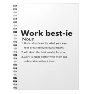 Work Bestie Boxy Notebook