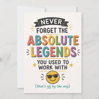 Work Bestie Goodbye - Funny Coworker Leaving Card