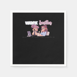 Work Besties In It Together Classic Napkin