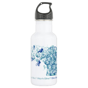 Work Bike? Bike Bike Bike - Funny Water Bottle