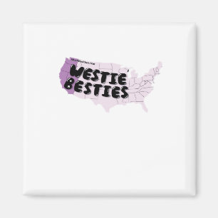 Work Buddies Westie Bestie Magnet