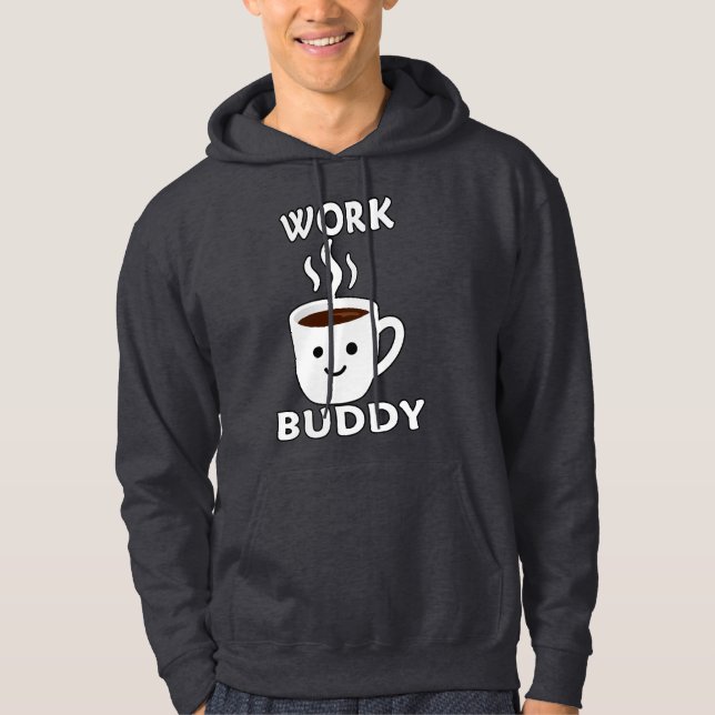 Work Buddy Coffee Cute Design – Office Humor Shirt (Front)