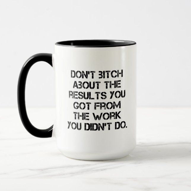 Work Ethic Matters Mug (Left)