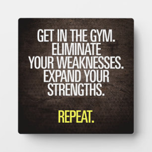 Work F#cking Harder - Workout Motivational Plaque