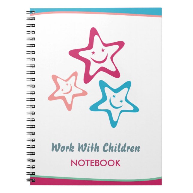 Work For Children Spiral Notebook (Front)