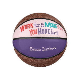 Work For It Mini Basketball