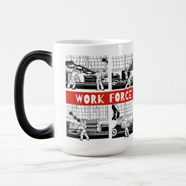WORK FORCE MAGIC MUG (Left)