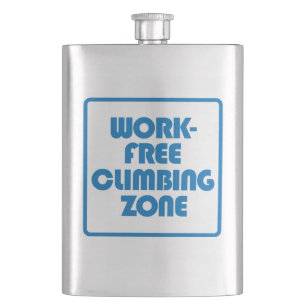 Work Free Climbing Zone Hip Flask