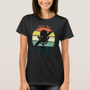 Work From Home Virtual Meetings Audio Muted Microp T-Shirt