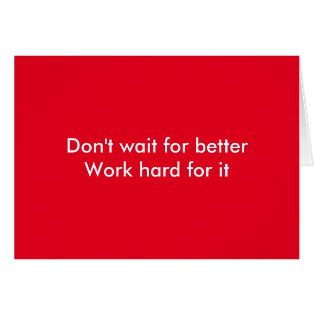 Work Hard (Front Horizontal)