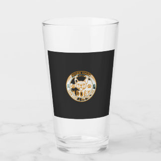 Work Hard Dog Live Better Life French Bulldog Paws Glass