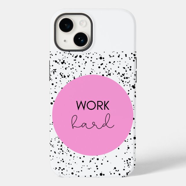 Work Hard Inspiration Case-Mate iPhone Case (Back)