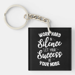 Work Hard Key Ring