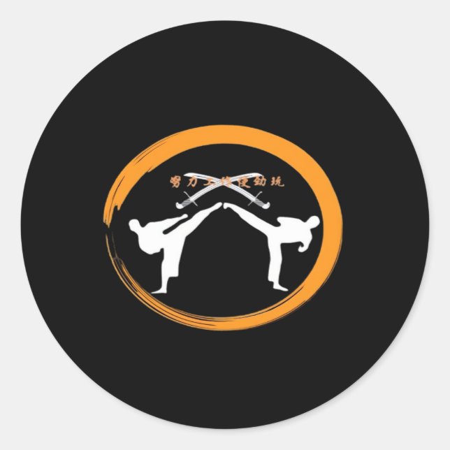 Work Hard Play Hard Classic Classic Round Sticker (Front)