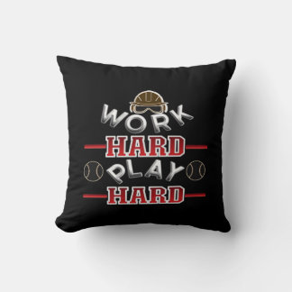 Work Hard Play Hard Classic Cushion