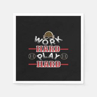Work Hard Play Hard Classic Napkin