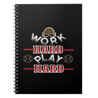 Work Hard Play Hard Classic Notebook